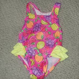 Infant Girls 1 Piece Fruit Swimsuit 12 Mo